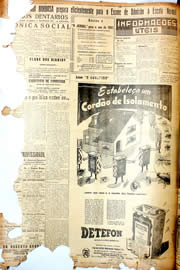 Página do jornal Unitário de outubro de 1946