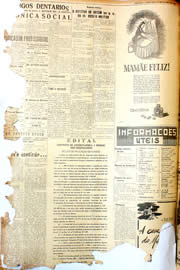 Página do jornal Unitário de outubro de 1946