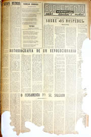 Página do jornal Unitário de novembro de 1946