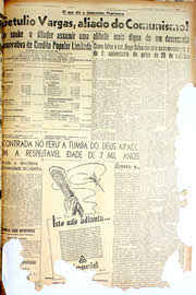 Página do jornal Unitário de novembro de 1946