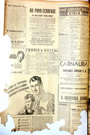Página do jornal Unitário de novembro de 1946