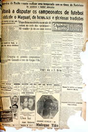 Página do jornal Unitário de novembro de 1946