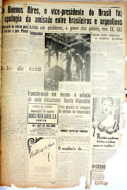 Página do jornal Unitário de novembro de 1946