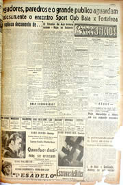 Página do jornal Unitário de novembro de 1946