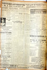 Página do jornal Unitário de novembro de 1946