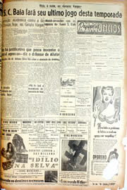 Página do jornal Unitário de novembro de 1946