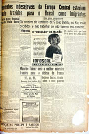 Página do jornal Unitário de novembro de 1946