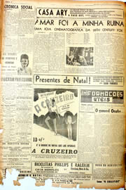 Página do jornal Unitário de dezembro de 1946