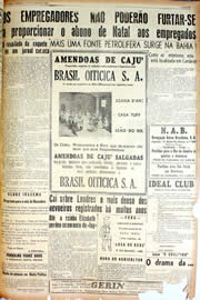Página do jornal Unitário de dezembro de 1946