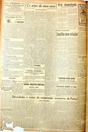 Página do jornal Unitário de dezembro de 1946