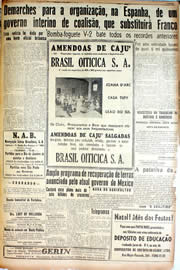 Página do jornal Unitário de dezembro de 1946
