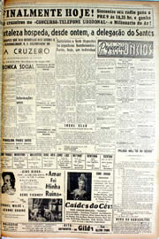 Página do jornal Unitário de dezembro de 1946