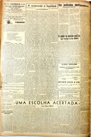 Página do jornal Unitário de dezembro de 1946