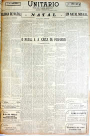 Página do jornal Unitário de dezembro de 1946