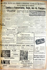 Página do jornal Unitário de dezembro de 1946