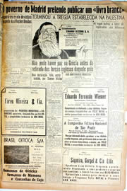 Página do jornal Unitário de dezembro de 1946