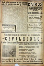Página do jornal Unitário de janeiro de 1947