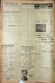 Página do jornal Unitário de janeiro de 1947