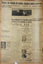 Página do jornal Unitário de janeiro de 1947