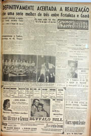 Página do jornal Unitário de janeiro de 1947