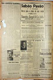 Página do jornal Unitário de janeiro de 1947