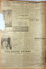 Página do jornal Unitário de janeiro de 1947