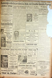 Página do jornal Unitário de janeiro de 1947