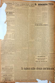 Página do jornal Unitário de janeiro de 1947