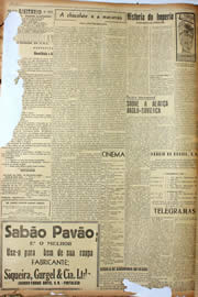 Página do jornal Unitário de janeiro de 1947