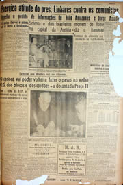 Página do jornal Unitário de janeiro de 1947
