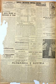 Página do jornal Unitário de janeiro de 1947
