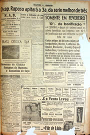 Página do jornal Unitário de janeiro de 1947