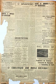 Página do jornal Unitário de janeiro de 1947