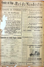 Página do jornal Unitário de fevereiro de 1947