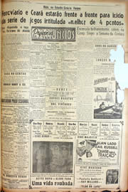 Página do jornal Unitário de fevereiro de 1947