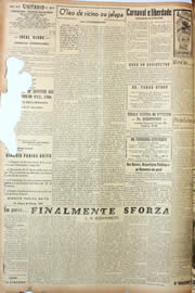 Página do jornal Unitário de fevereiro de 1947