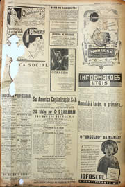 Página do jornal Unitário de fevereiro de 1947