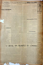 Página do jornal Unitário de março de 1947