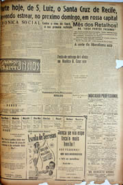 Página do jornal Unitário de março de 1947