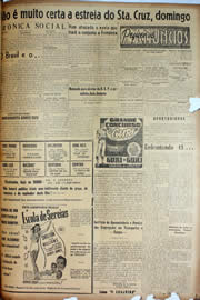 Página do jornal Unitário de março de 1947