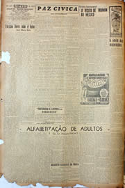 Página do jornal Unitário de março de 1947