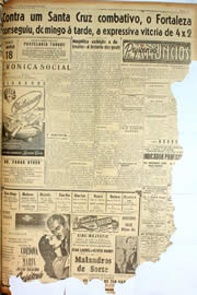 Página do jornal Unitário de março de 1947