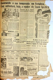 Página do jornal Unitário de março de 1947