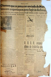 Página do jornal Unitário de março de 1947