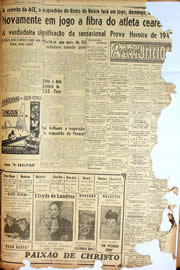 Página do jornal Unitário de março de 1947