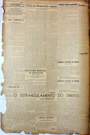 Página do jornal Unitário de abril de 1947