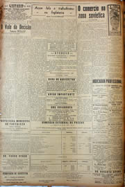 Página do jornal Unitário de abril de 1947