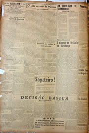 Página do jornal Unitário de abril de 1947