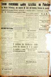 Página do jornal Unitário de abril de 1947