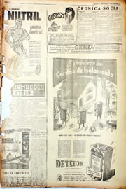 Página do jornal Unitário de abril de 1947